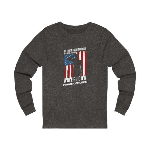 Police Peace Officer Long Sleeve Tee